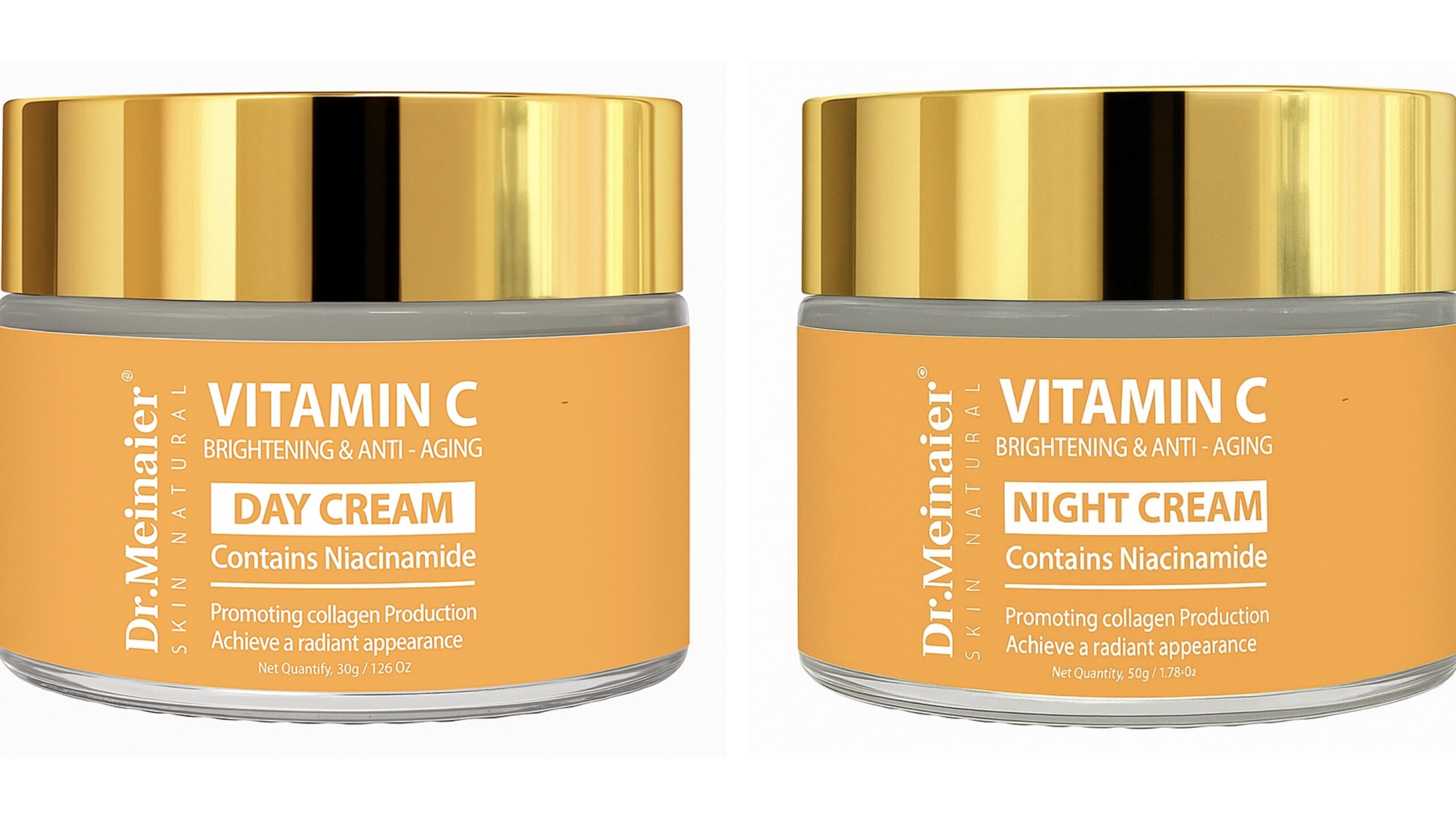 Brigtening & Anti-Aging Night Cream & Day Cream with Niacinamide 100g